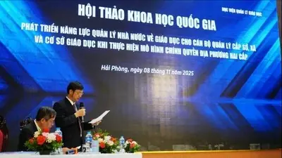 Chuẩn hóa đội ngũ quản lý giáo dục cấp xã 